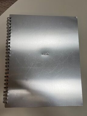 Madonna Sex Book Metallic Silver Spiral-Bound First-Edition 1992 Print Run